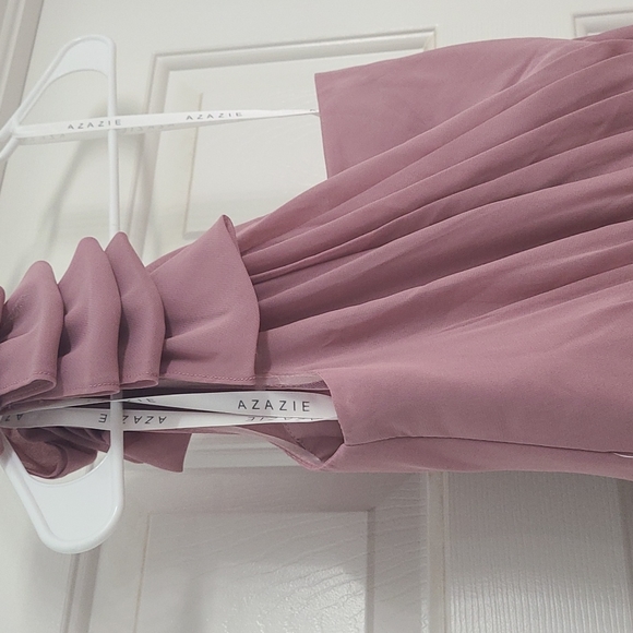 Azazie Sabrina Size 8, Vintage Muave - Picture 4 of 5